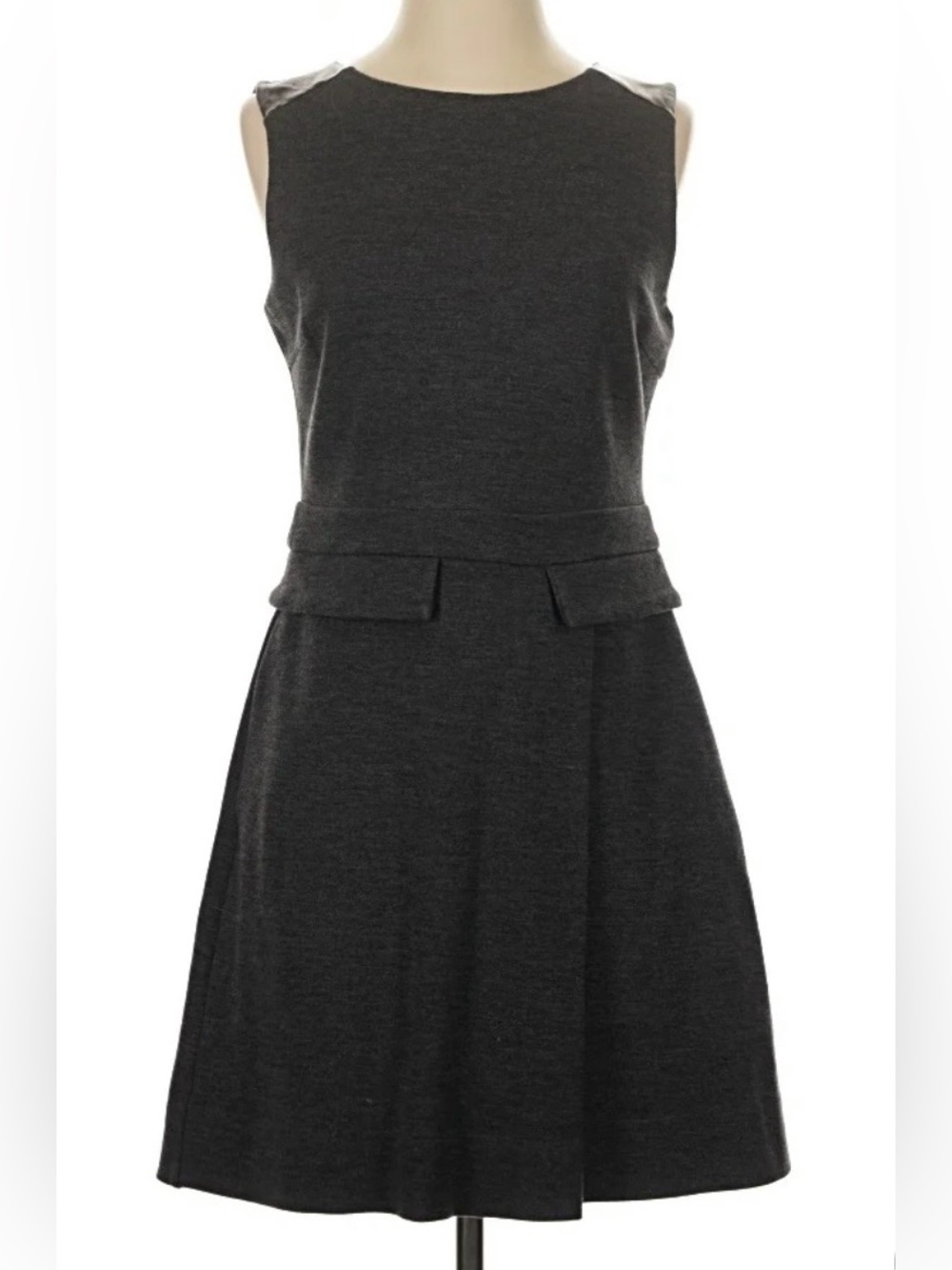 Marc Jacobs Classic Sleeveless Dark Gray Women's Dress Size L